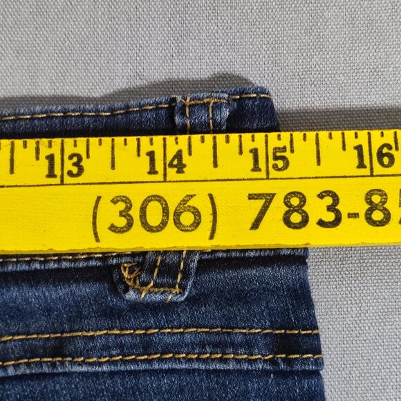 Democracy jeans women's size 10 ink blue colour "Ab"solution flare mid rise - Picture 11 of 15